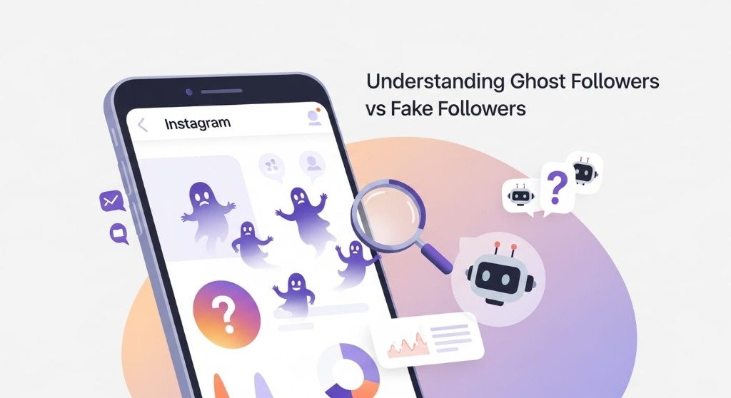 Understanding Ghost Followers vs Fake Followers on Instagram